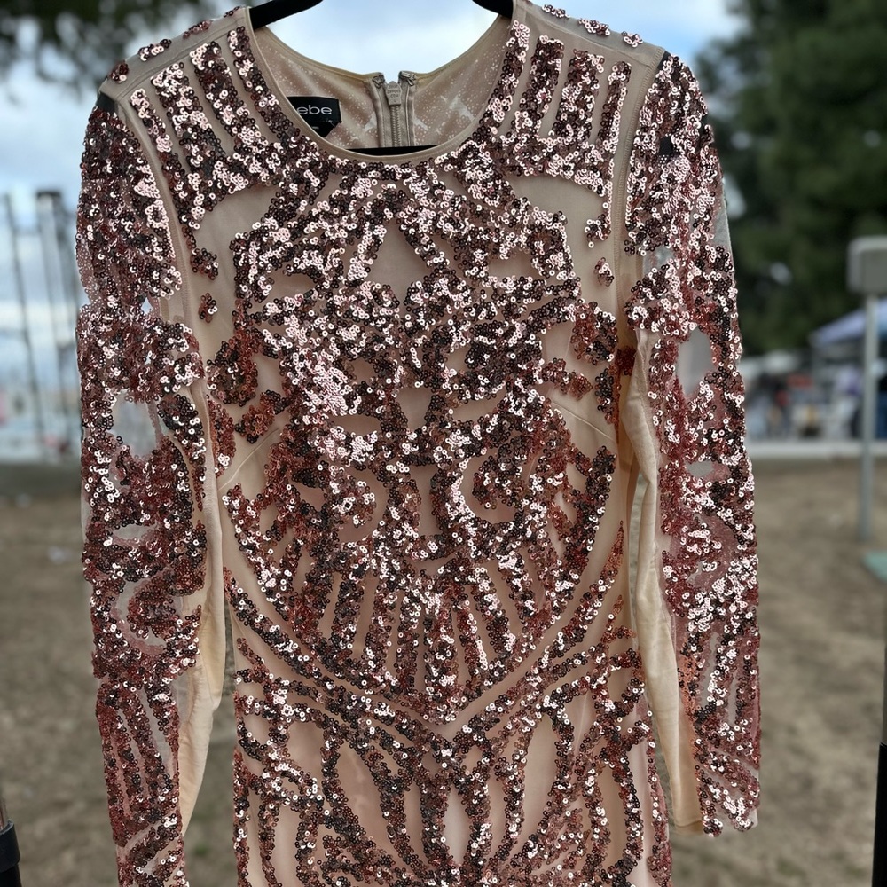 Bebe Sequin Dress